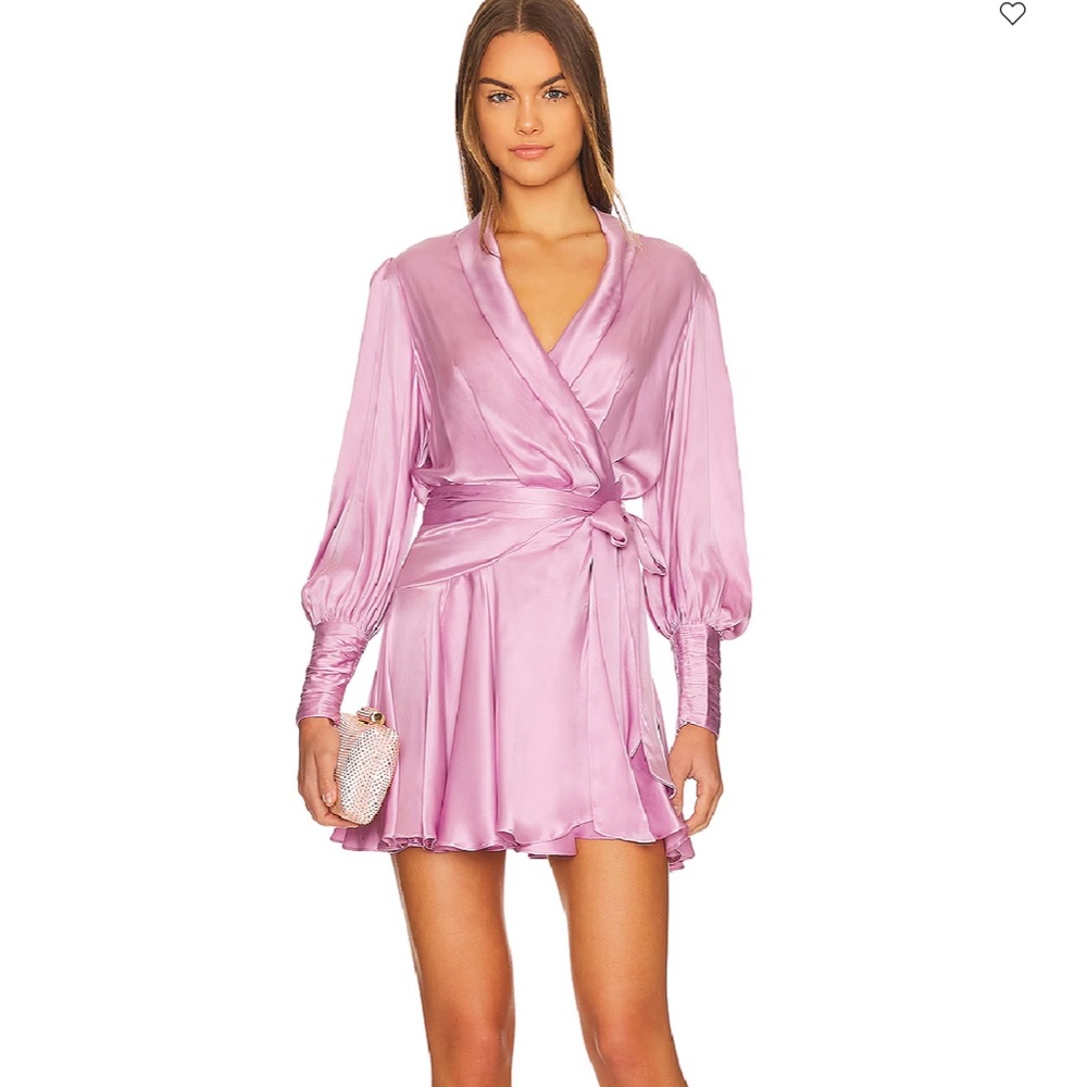 RARE ZIMMERMANN Silk Wrap Mini Dress Size 0 NWT